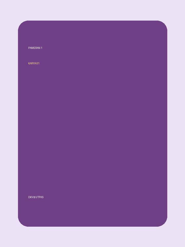 Karya 01 — Ruang Visual 2026