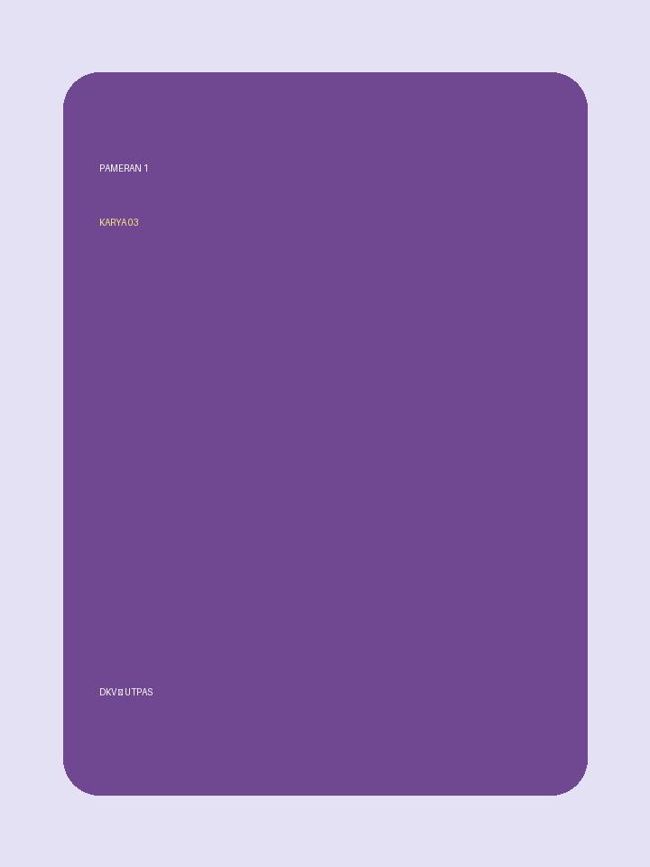 Karya 03 — Ruang Visual 2026